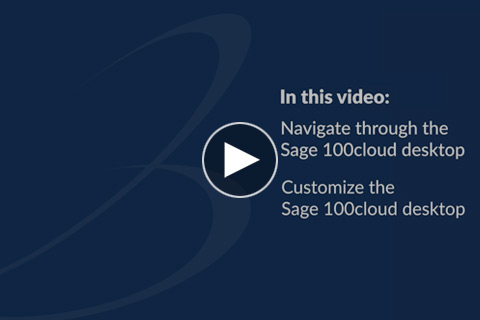 Introduction to Sage 100cloud - Part 1